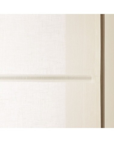 Store bateau 150x220 cm Blanc pur  en Lin