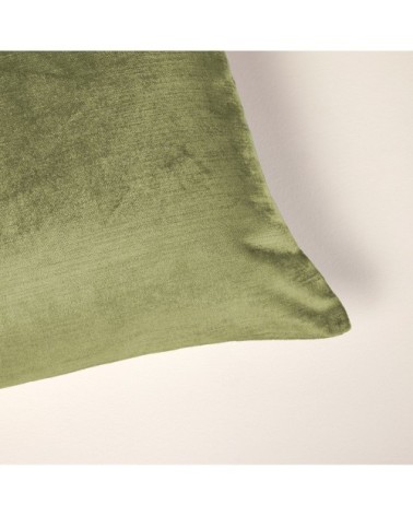 Housse de coussin 28x47 cm Olivine et taupe