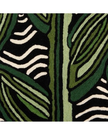 Housse de coussin 40x40 cm Noir et melèze