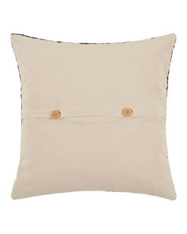 Housse de coussin 40x40 cm Noir et melèze