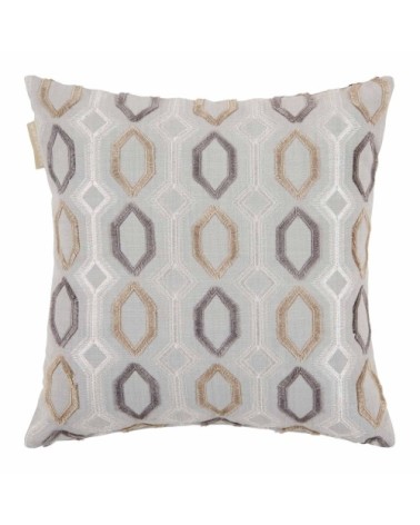 Housse de coussin 40x40 cm Lin et gris