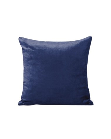 Housse de coussin 50x50 cm Bleu nuit et taupe