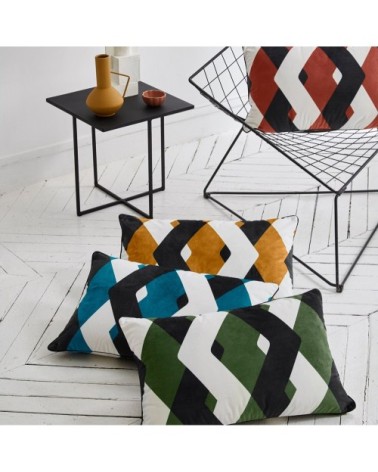 Housse de coussin 40x60 cm Pétrole