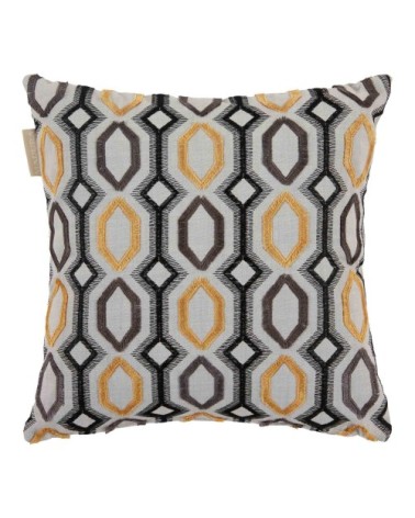 Housse de coussin 40x40 cm Gris et ocre