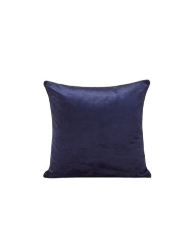 Housse de coussin 40x40 cm Bleu nuit et taupe