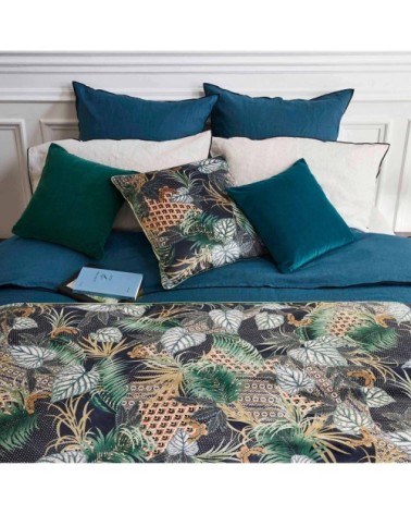 Housse d'édredon 90x200 cm Bleu nuit