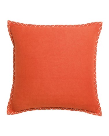 Coussin  en coton marmelade 45 x 45