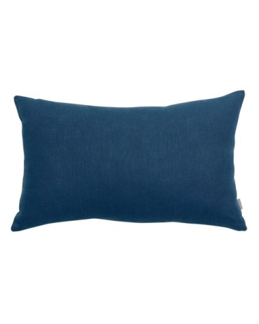 Coussin uni  en lin touareg 30 x 50