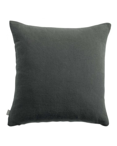 Coussin uni  en coton tonnerre 45 x 45