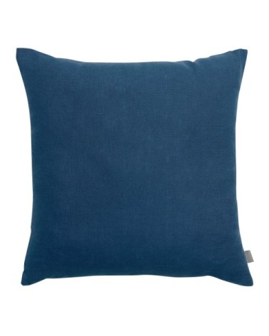 Coussin uni  en lin touareg 45 x 45