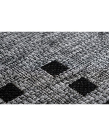 Tapis extérieur polypropylène argent 80x230