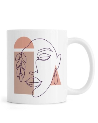 Mug en céramique en blanc ivoire