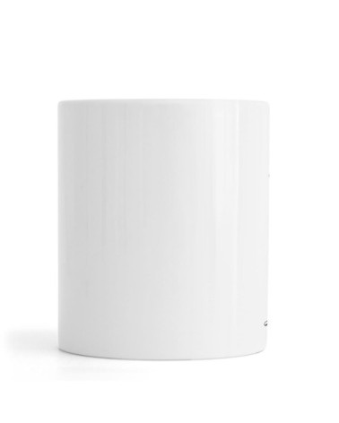 Mug en céramique en gris & rouge