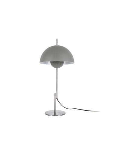 Lampe à poser champignon en métal vert d'eau