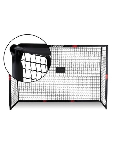 But de football noir métal h85xl160xl240cm