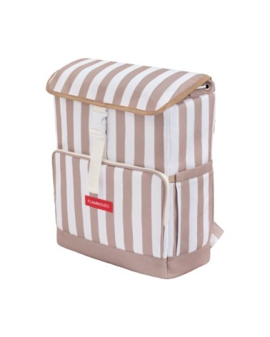 Sac à dos glacière 25L isotherme 6h beige