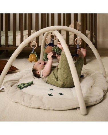 Arche d'éveil bébé en polyester beige