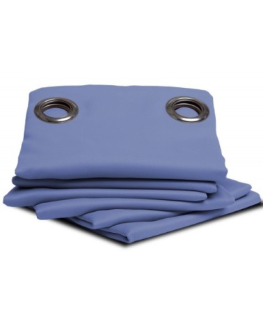 Rideau occultant bleu lobelia 140 x 260