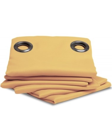 Rideau occultant jaune maïs 140 x 260
