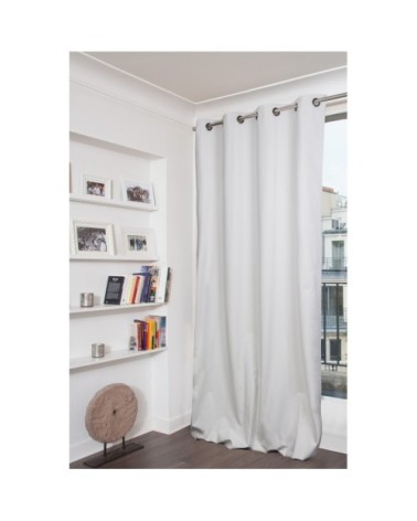 Rideau occultant total blanc 135 x 260