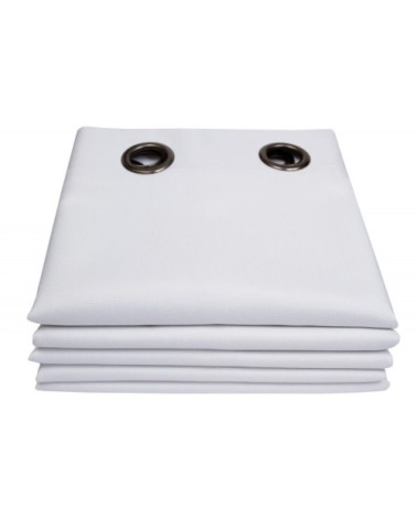 Rideau occultant total blanc 135 x 260