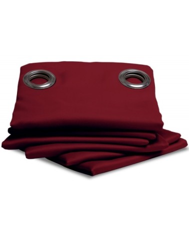 Rideau occultant rouge grenat 140 x 180
