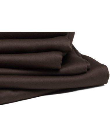 Rideau occultant marron 140 x 260