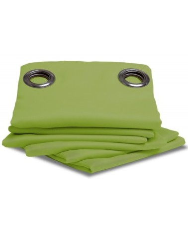 Rideau occultant vert pomme 140 x 260