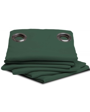 Rideau occultant vert origan 140 x 260