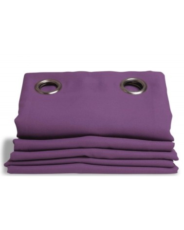 Rideau occultant violine 140 x 260