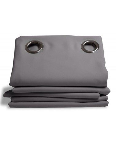 Rideau occultant gris stratus 140 x 180