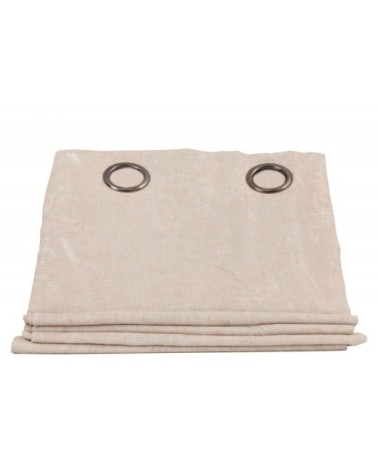 Voilage thermique beige ficelle 140 x 260