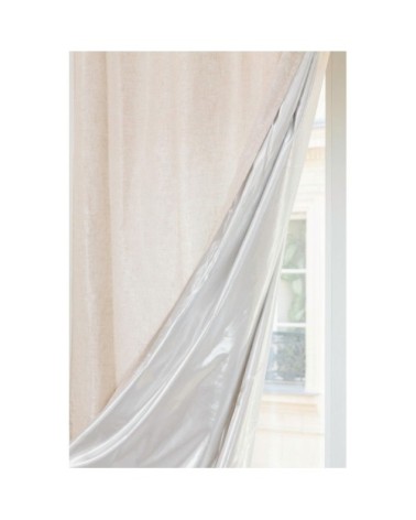 Voilage thermique beige naturel 140 x 260