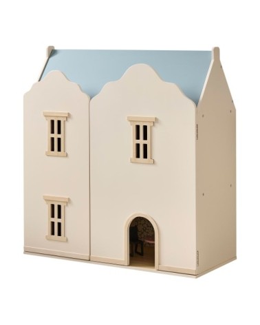 Maison de poupée en panneau de particules beige