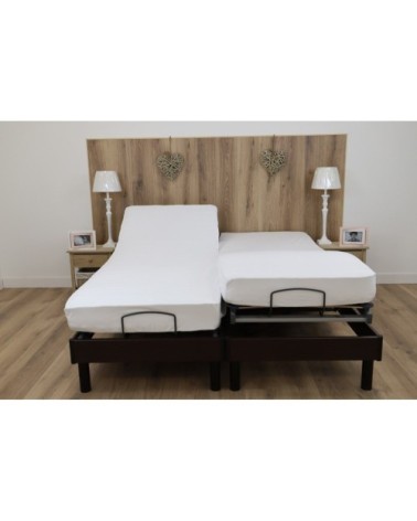 Alèse protège matelas lit double en polyuréthane blanc 90x200 cm