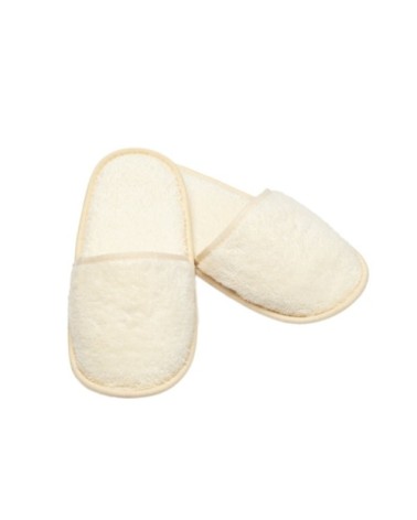 Chausson de bain en eponge ivoire taille 41