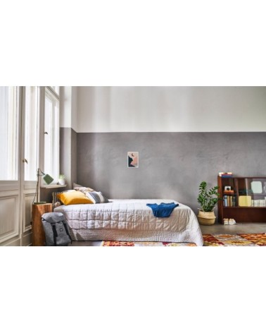 Affiche gris & rose 20x30