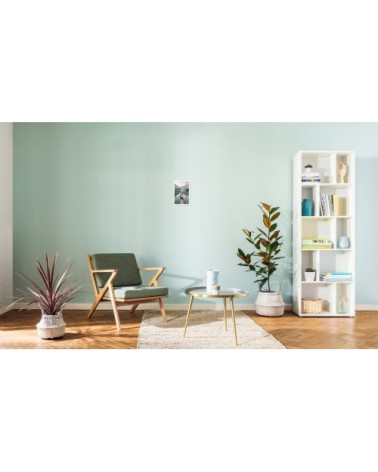 Affiche bleu & vert 20x30