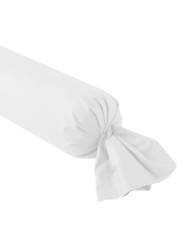 Taie de traversin coton blanc 160 cm