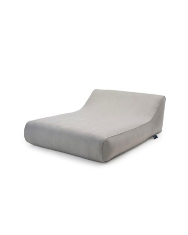 Fauteuil XXL gonflable flottant en tissu imperméable gris