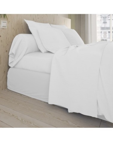 Taie de traversin coton blanc 160 cm