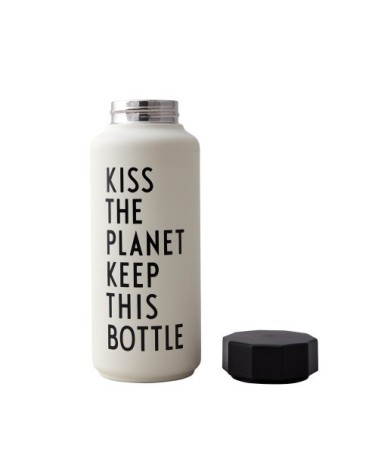 Bouteille thermos blanche Kiss 0,5L
