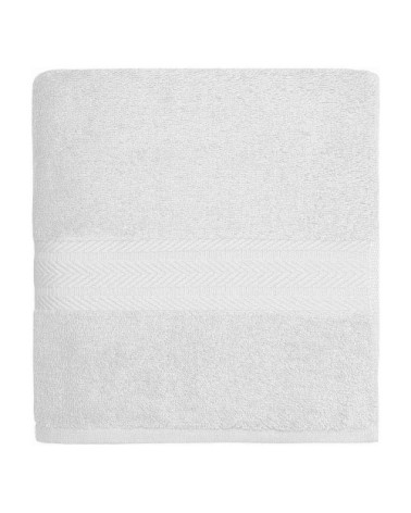Serviette de toilette 550 gr/m²  blanc 50x100 cm