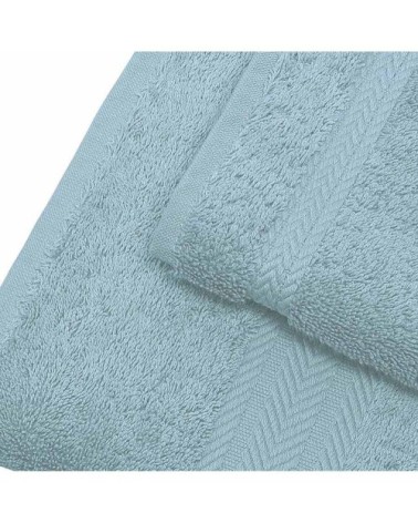 Serviette de toilette 550 gr/m²  bleu arctic 50x100 cm