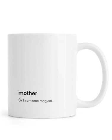 Mug en céramique en blanc & noir