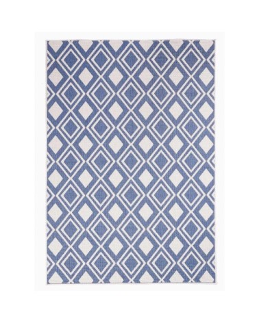 Tapis extérieur bleu 160x230