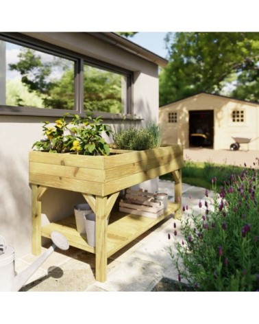 Carre potager surélevé en bois 270l