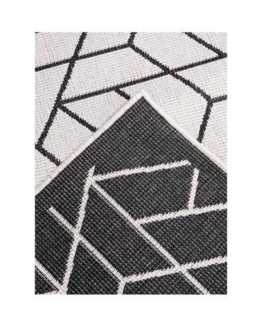 Tapis extérieur noir 140x200