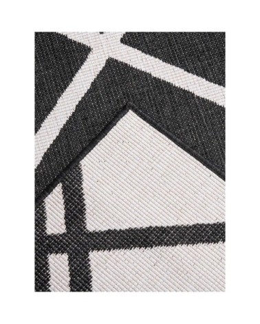 Tapis extérieur noir 140x200