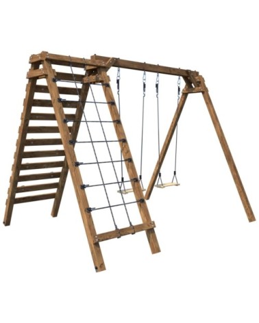 Aire de jeux en bois pour enfants tristan